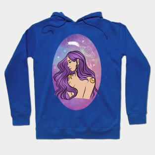 Galaxy Moon Goddess Hoodie